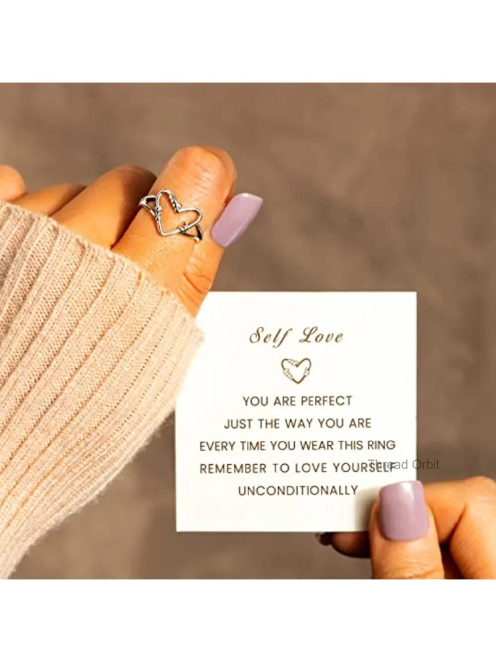 925 Sterling Silver Heart Ring Band for Women Stackable Promise Ring